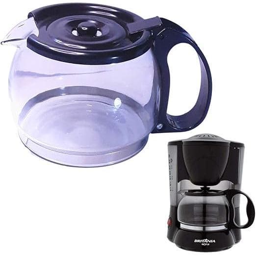 Jarra de Reposição Para Cafeteira Britânia NCF- 14/CB- 14 Vidro Reforçado