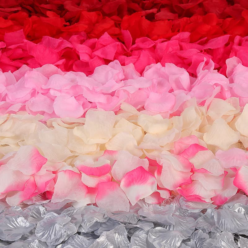 4.000 peças decoração de festa de casamento com pétalas de rosa Artificial branca/vermelha/lavanda/rosa