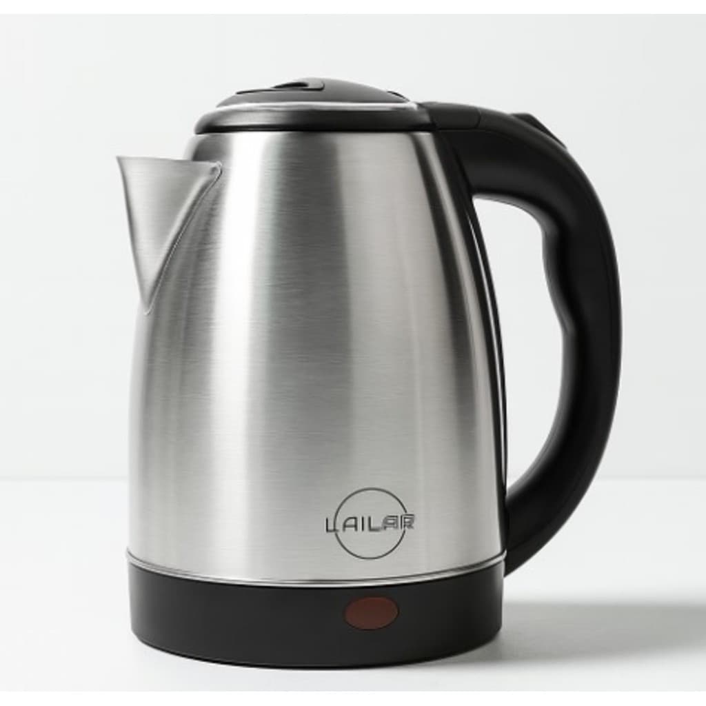 Chaleira Elétrica Inox 2 Litros 110V ou 220V 1000W Ferve Água Rápido com Desligamento Automático