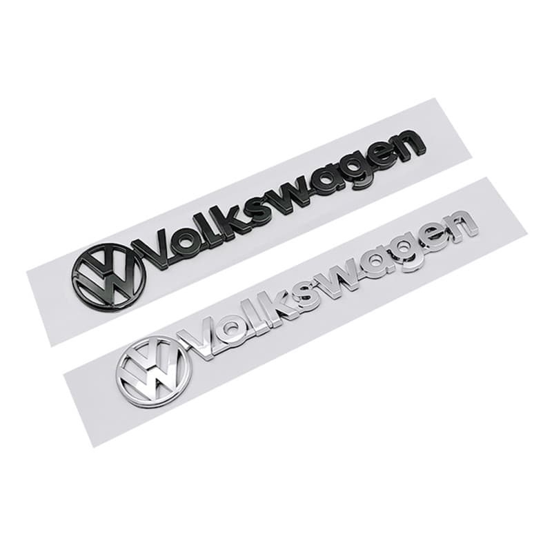 ABS 3D Carta Do Carro Emblema Traseiro Adesivo Tronco Cauda Para Volkswagen VW Passat POLO Vt-Cross Vento Beetle Jetta