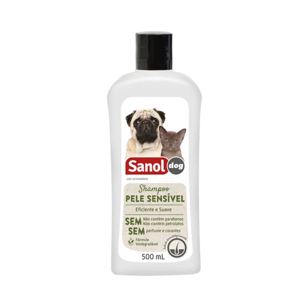 SHAMPOO PELE SENSIVEL SANOL DOG 500ML