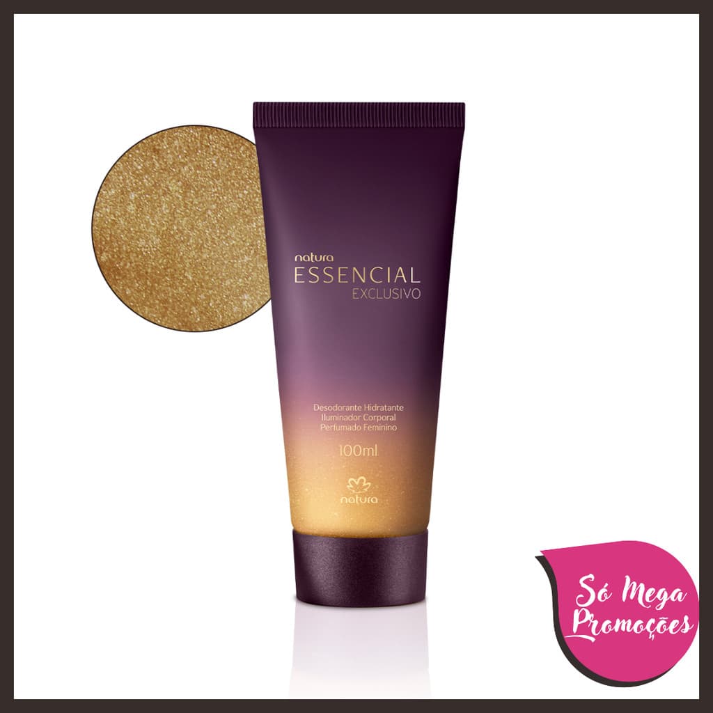 Hidratante Iluminador Corporal Essencial Exclusivo Feminino 100ml