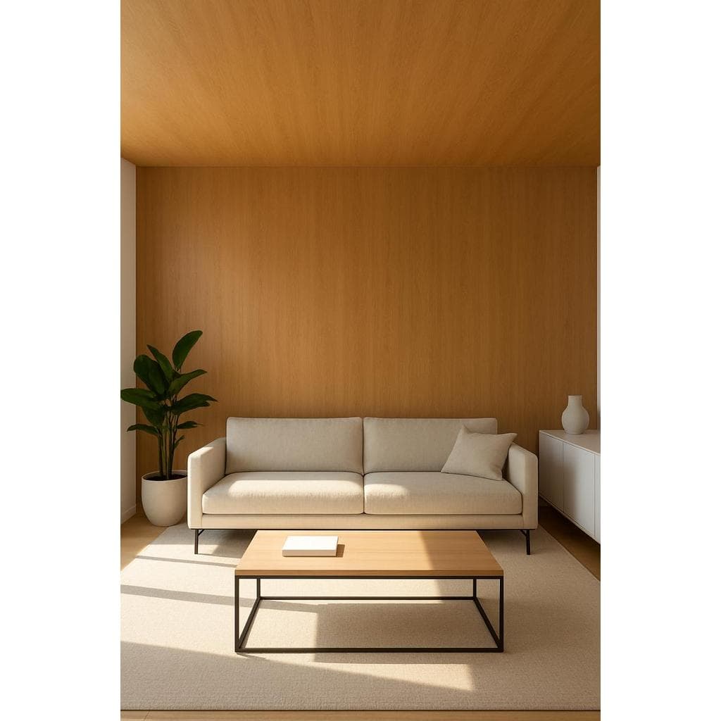 Papel de Parede Adesivo Madeira Freijo Teto Parede 1,00 x 0,50 MF-01