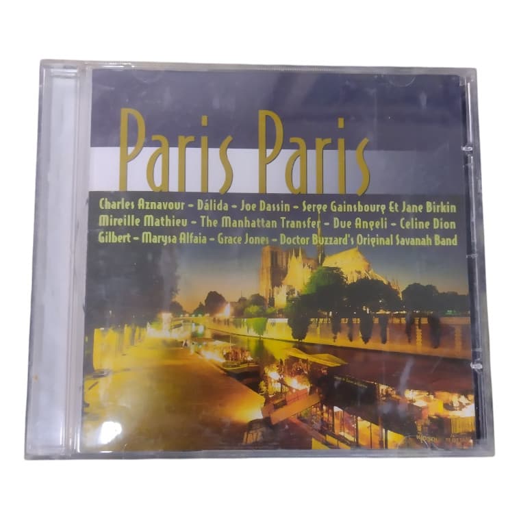Cd - Paris Paris - Coletânea - Semi Novo - Original Estandar