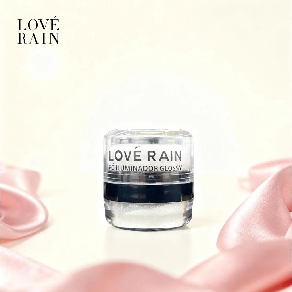 Love Rain Pó Iluminador Glossy Glow – Brilho Natural e Radiante