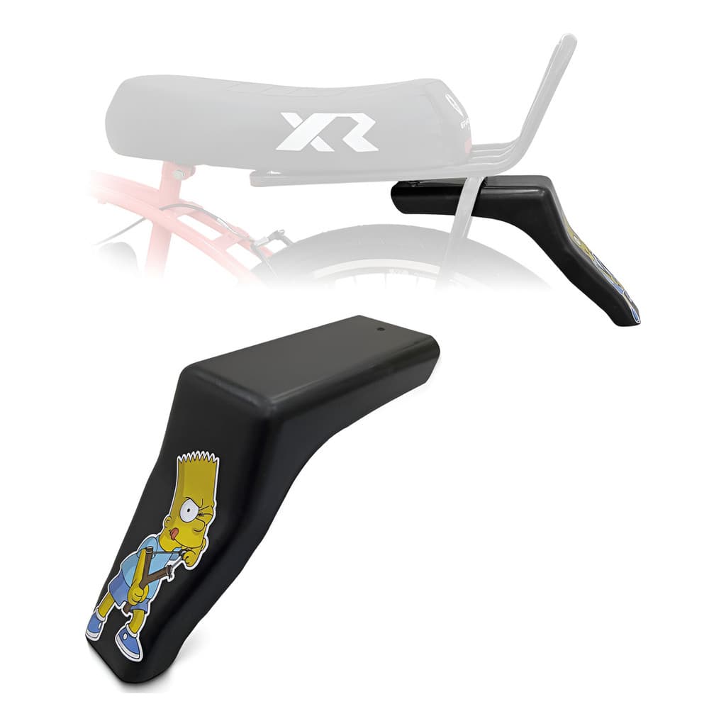 Mini Paralama Traseiro Para Banco De Mobilete Xr Caloi Bikelete