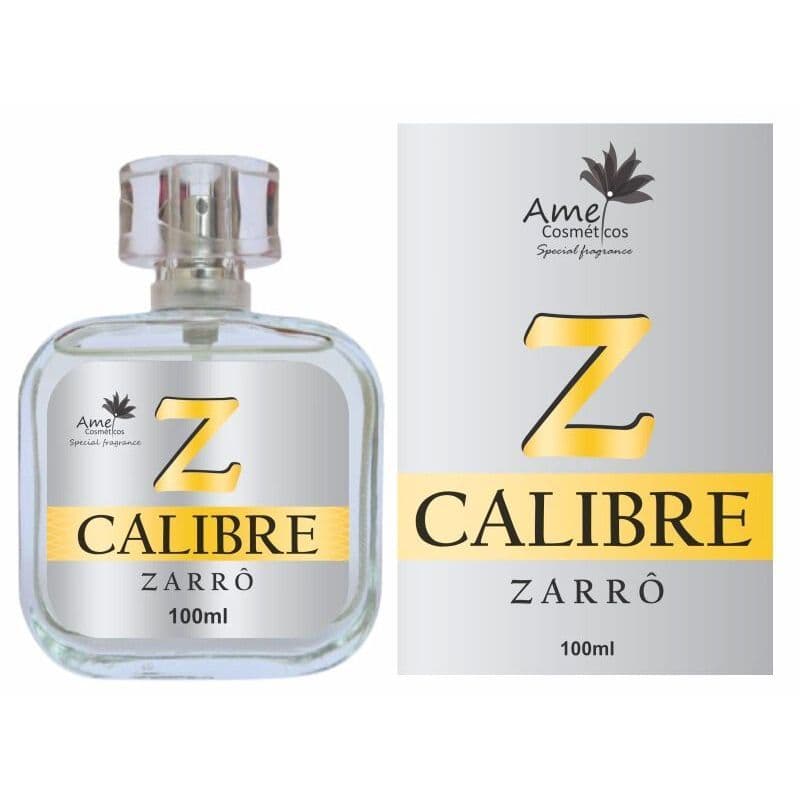 Perfume Calibre Zarrô Masculino Amei Cosméticos Alta Fixação 33% de Essência Importada EDP