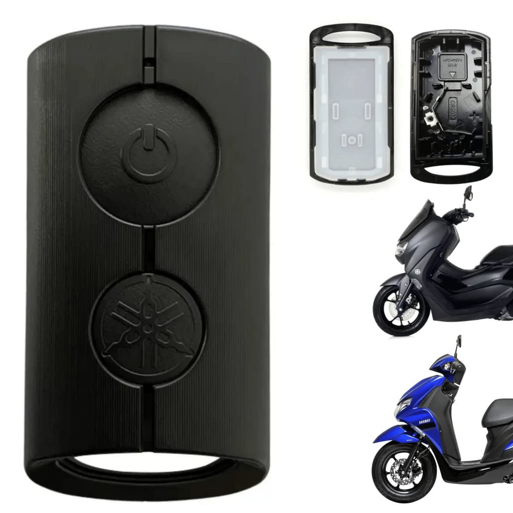 Carcaca Chave Keyless NMAX XMAX Yamaha Dois Botoes Original Resistência Elevada