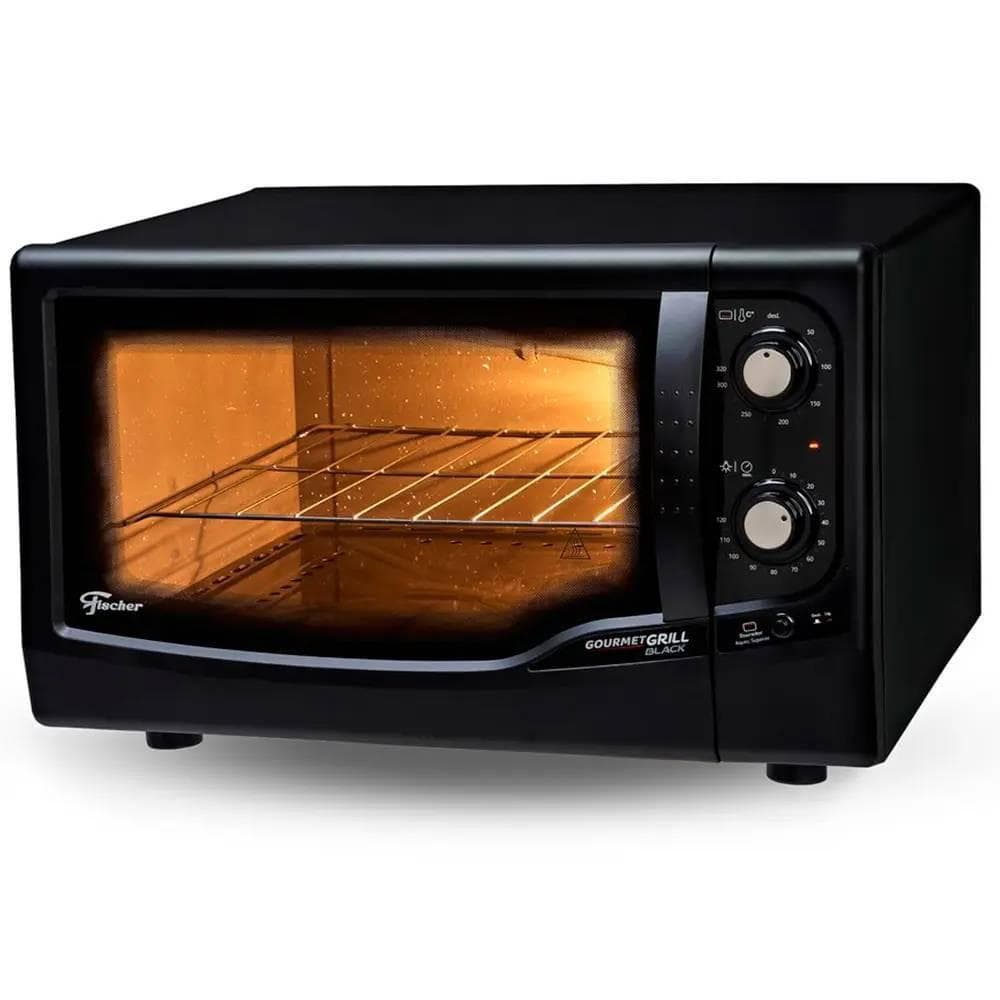 Forno Elétrico Fischer Gourmet Grill Bancada 44L Preto 220V