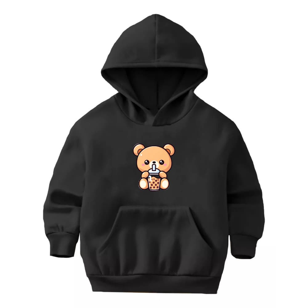 Moletom Infantil Blusa De Frio Canguru Estampado Ursinho Rita Modas