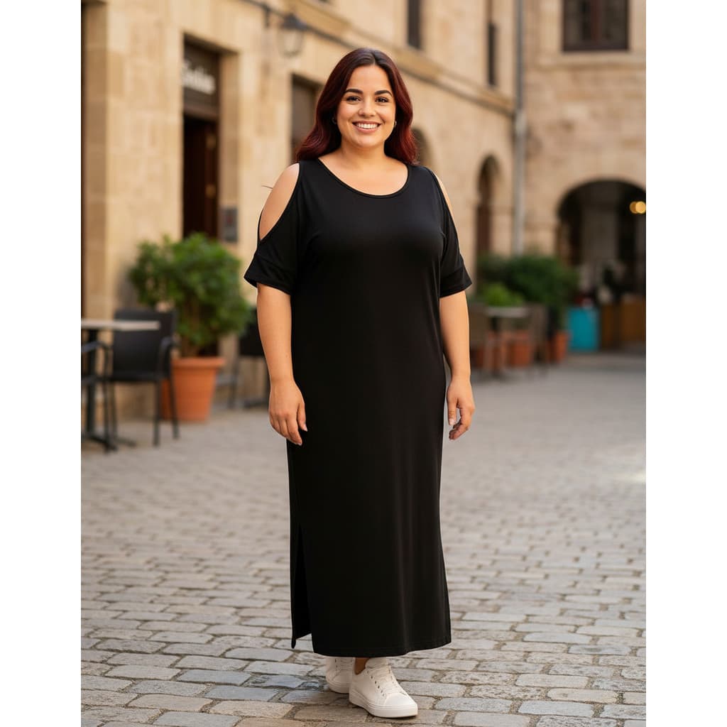 Vestido Feminino Camiseta Manga Curta Regata Plus Size P/g3