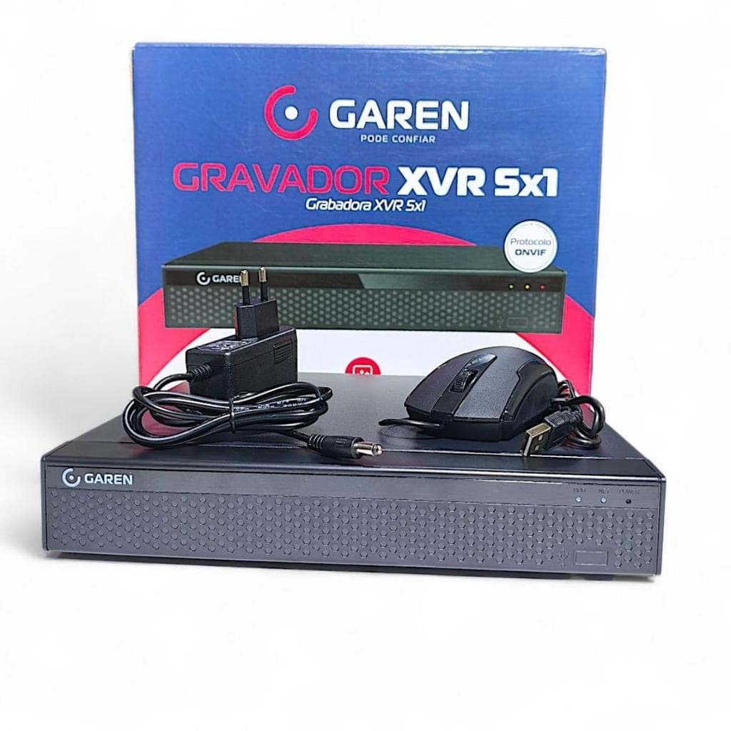 Dvr Xvr Gravador Digital Full Hd 1080p h265+ Garen 16 Canais
