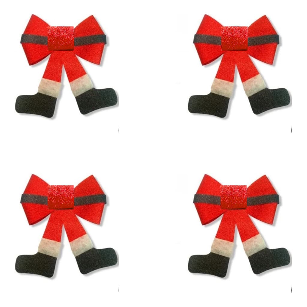 Laço Decorativo Calça Cinto Noel Pendurar Enfeite Natalino