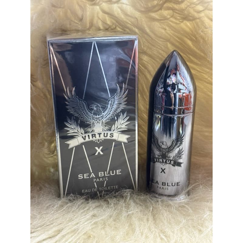 Perfume Virtus X eau de toilette 100ml ORIGINAL-Sea Blue Paris