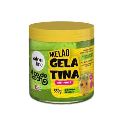Gelatina Salon Line Kids 550g | Anti-Frizz, Definição Suave E Sem Lágrimas Para Cabelos Infantis