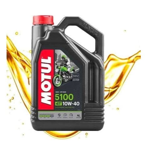 Óleo De Motor Motul 10w-40 Para Motos E Quadrículos X 4L