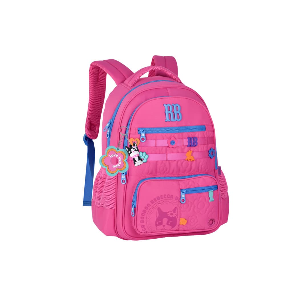 Mochila Feminina Costas Rebecca Bonbon estilosa e espaçosa e completa volta as aulas 2026