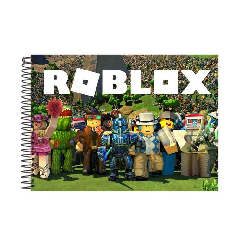 Caderno de Desenho Personalizado 96 Fls Roblox