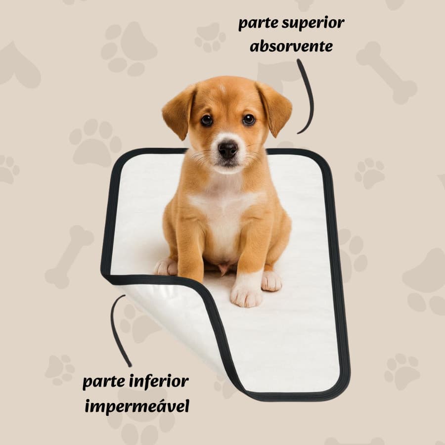 Tapetes higiênicos Não Vaza lavável reutilizável Kits 2 unidades para pet dog xixi gato educador
