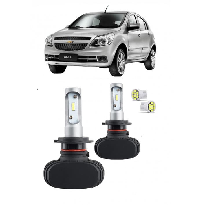 Par Lampada UltraLed Farol de Milha Agile Montana 2011 2012 2013 6000K
