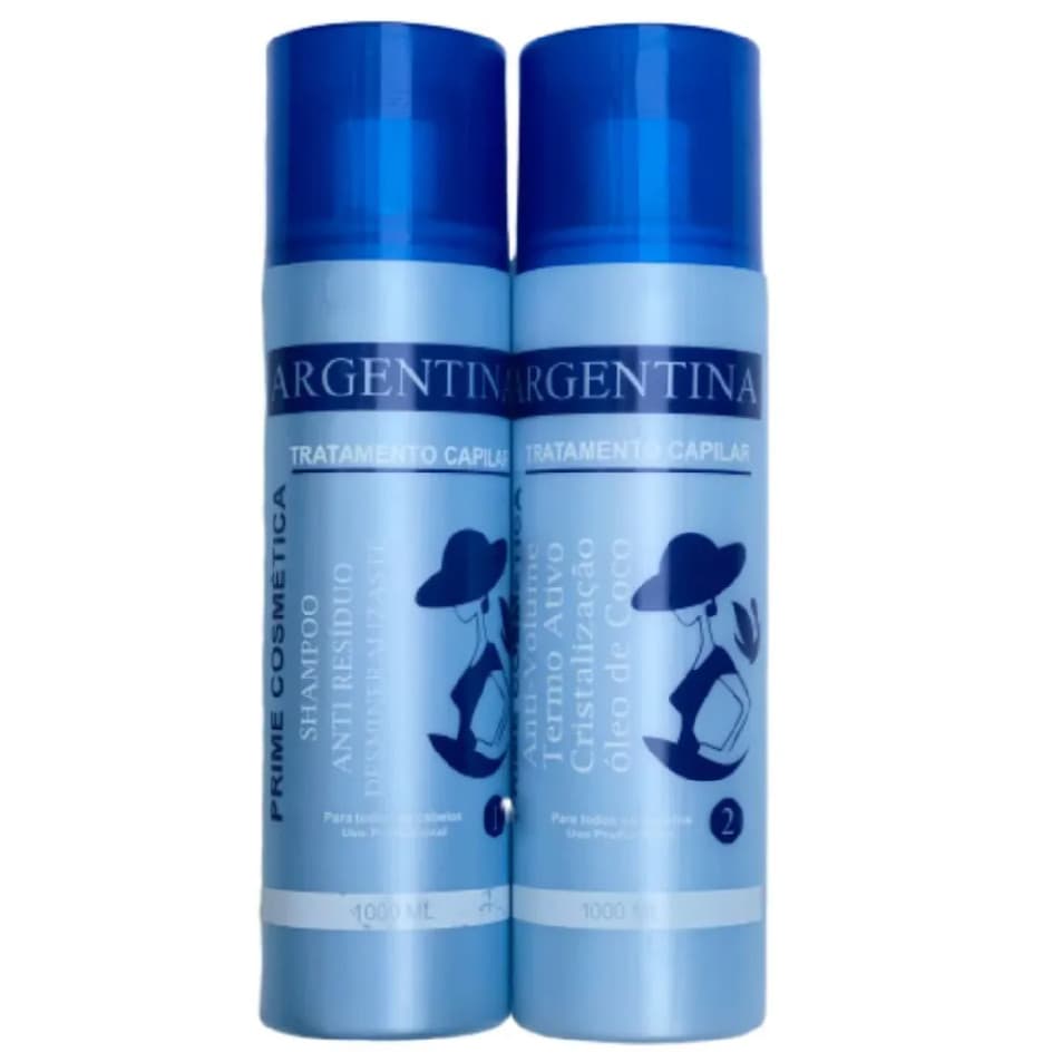 Escova Progressiva Argentina Nova Embalagem 2x1000ml