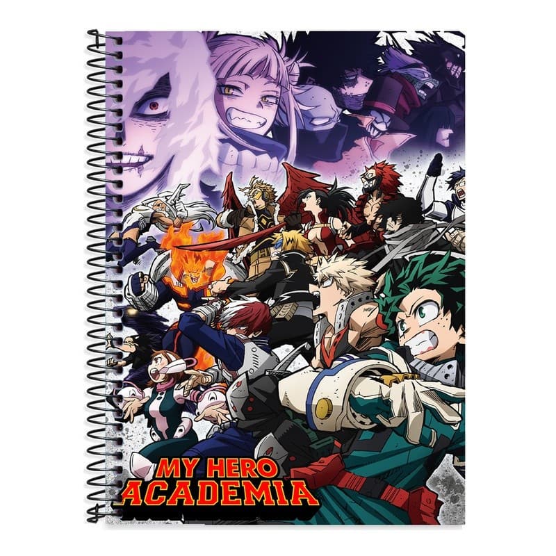 Caderno Escolar Universitário 10 Mat 160Fls My Hero Academia