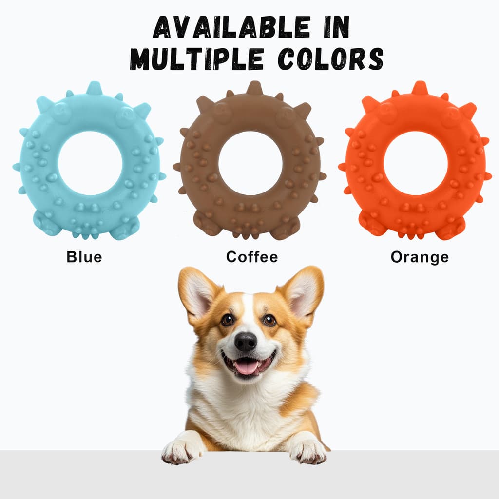 Brinquedo de Mastigar para Grandes Cachorro Limpeza Dental Moagem Resistente Sabor de amendoim