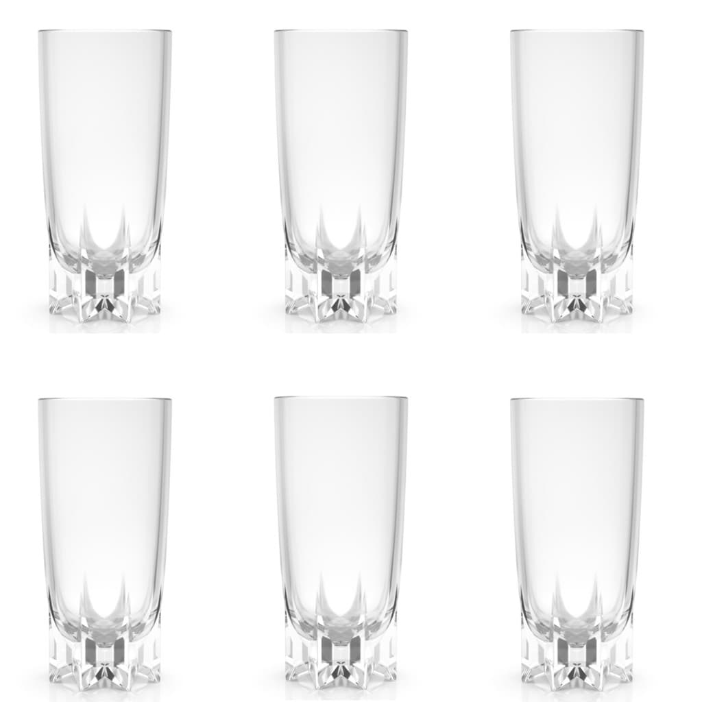 Jogo 6 Copos Altos 270ml Cristal Ecológico Marly Casambiente