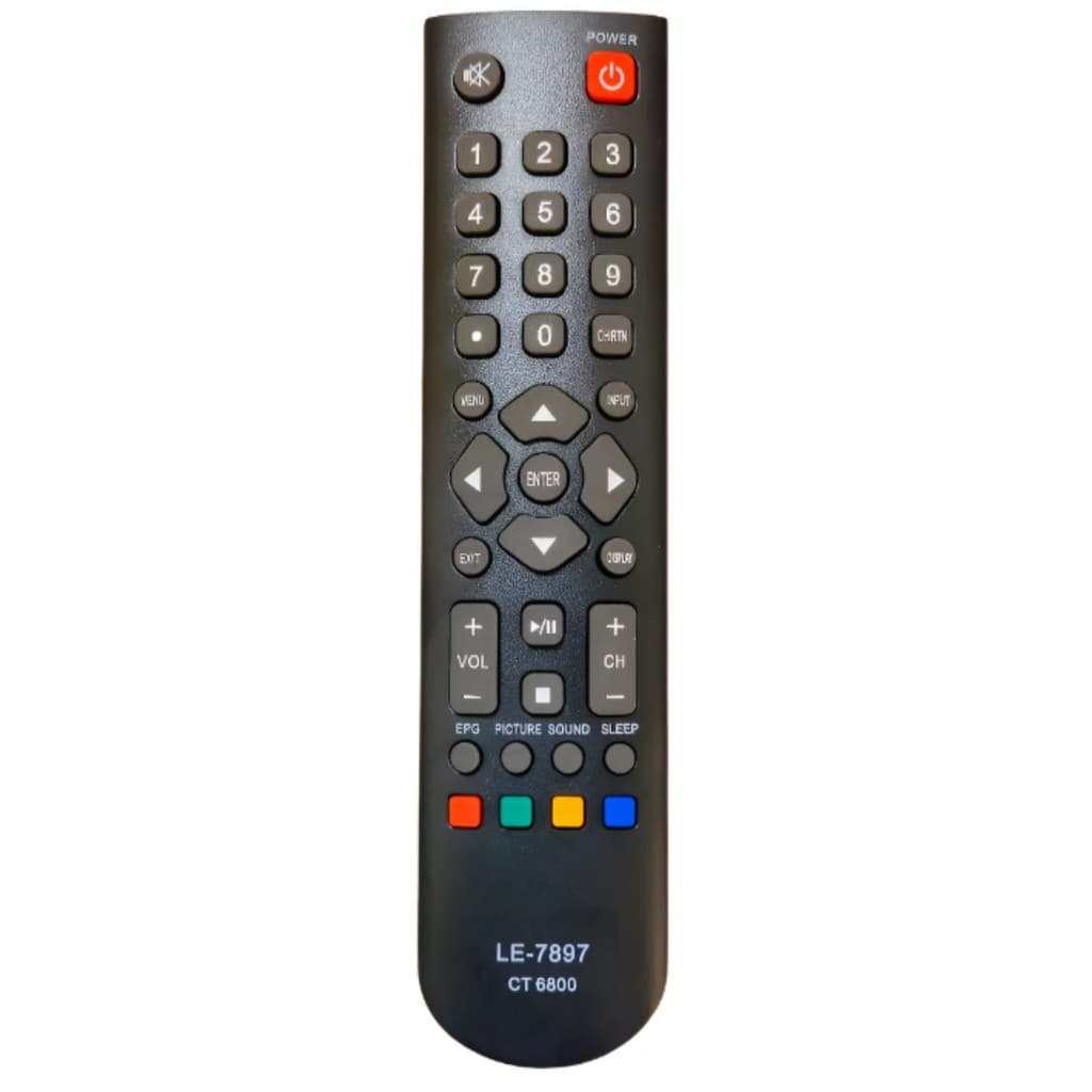 Controle Remoto Lelong Sky compatível com TV TCL Semp Toshiba CT-6800 CT-8530 CT-8504