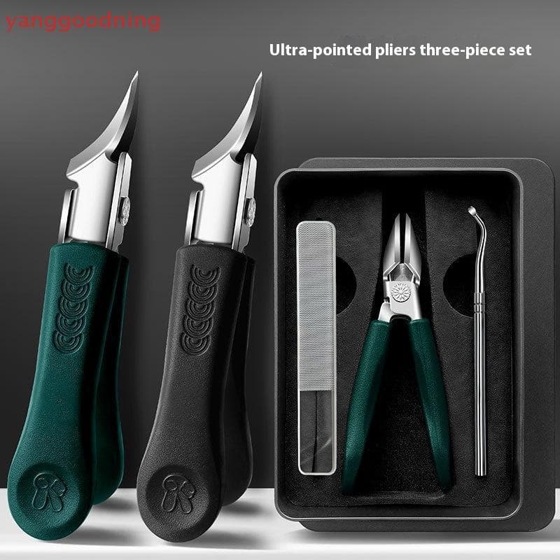 (YGN) Cortador De Unhas Pontiagudo Super Inclinado , Anti-Respingos , Alicate Grosso Para , Tesoura Ferramentas Cuidados