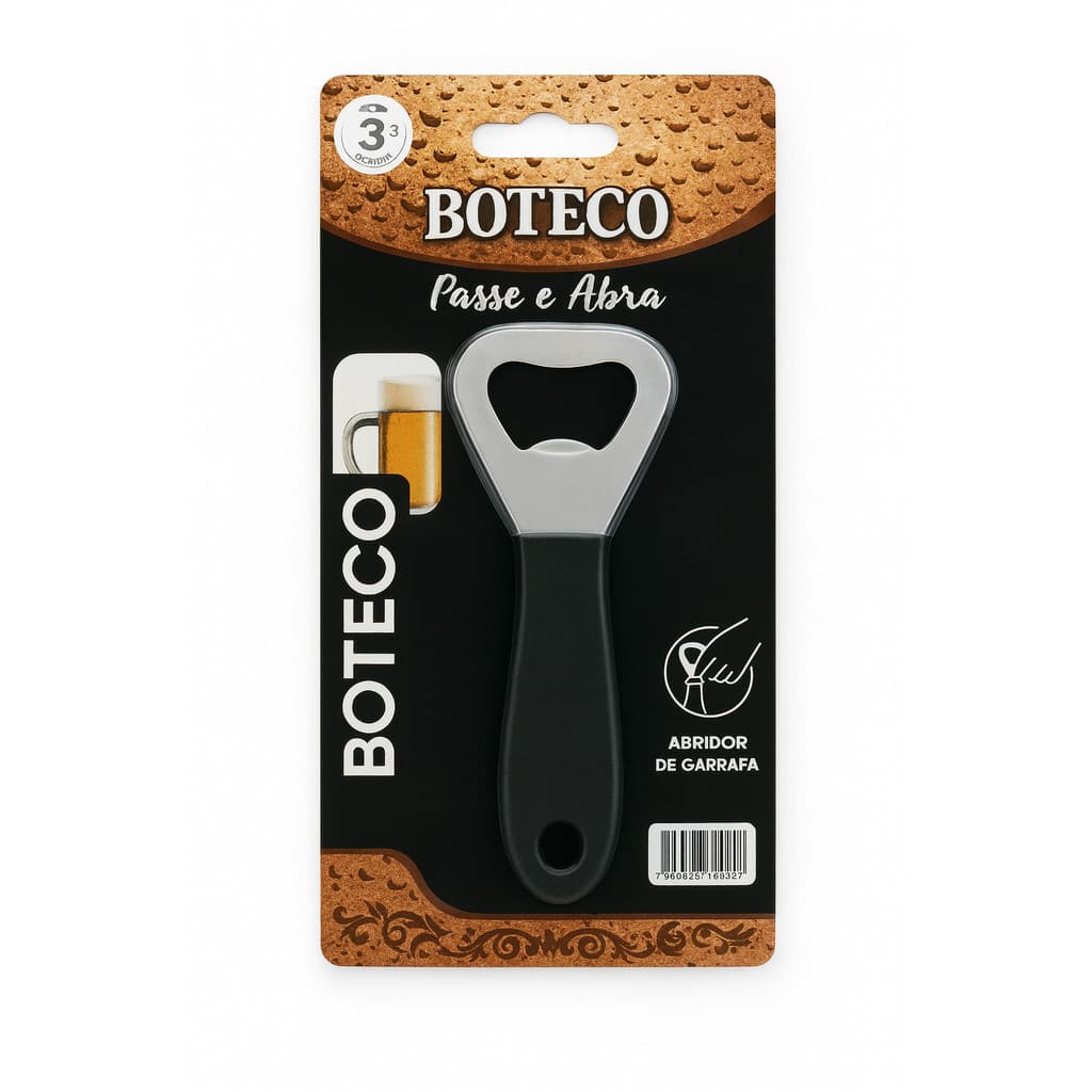 Abridor de Garrafa SL0275 – Utensílio Prático, Leve e Resistente para Cozinha e Lazer