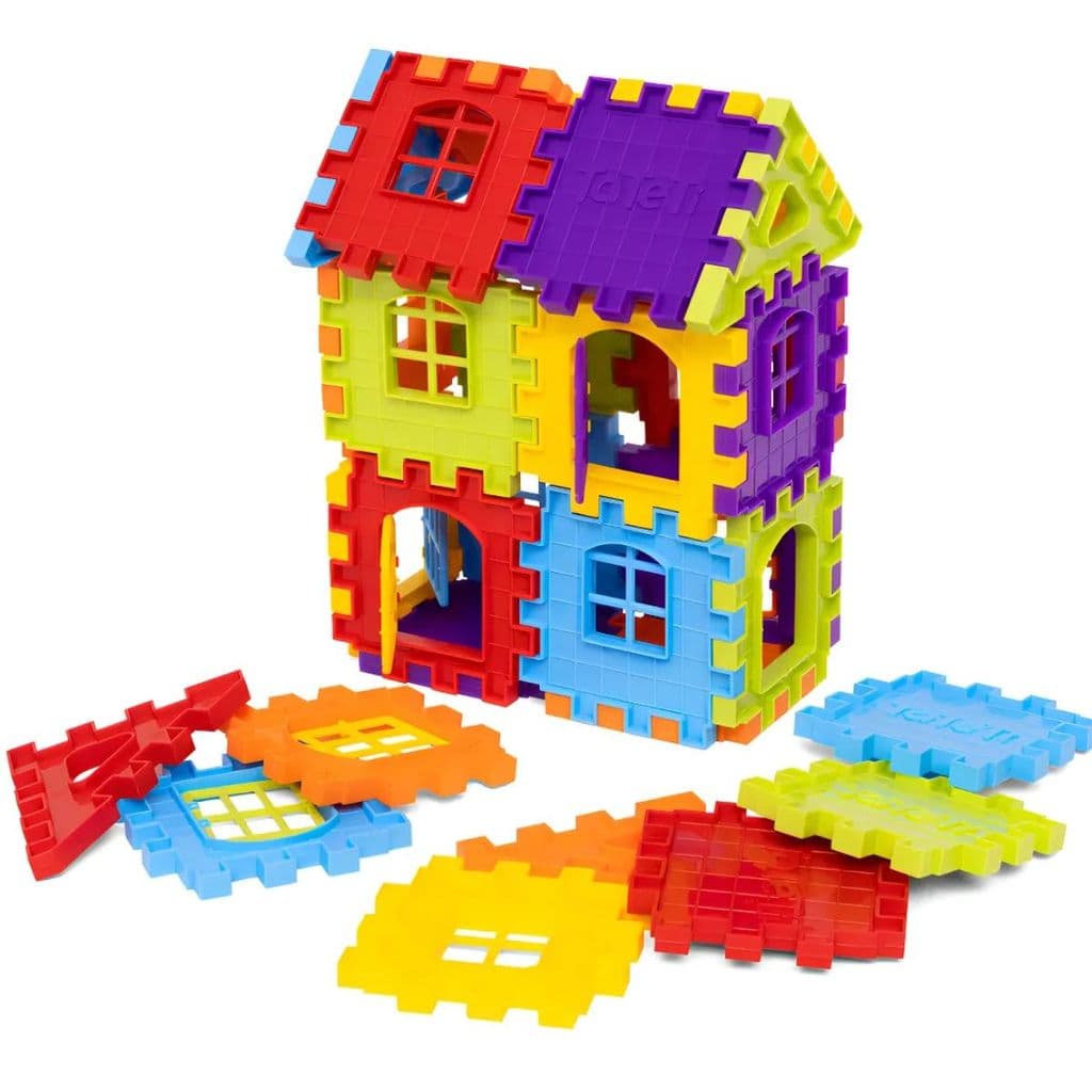 Infinity House Tateti Brinquedo de Montar com 28 Peças Coloridas