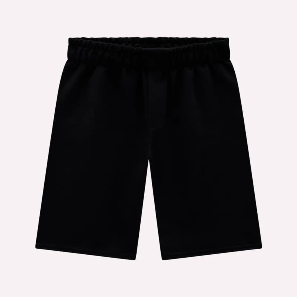 Bermuda Infantil Kyly Shorts Masculino Menino Moletom Sem Flanela Verão