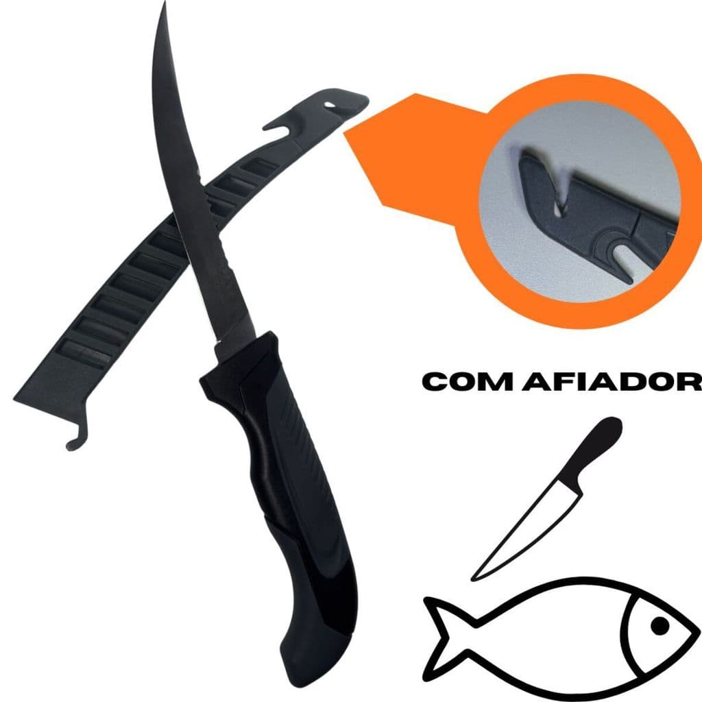 FACA FILETEIRA LUATEK  16,5CM - FRETE GRATIS