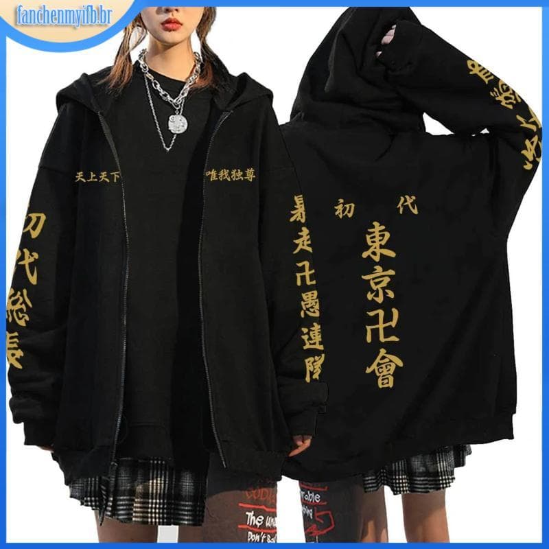Moletom Anime Tokyo Revengers Blusa Feminina Masculina Capuz