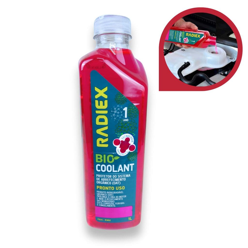 Aditivo Para Radiadores - Radiex Pronto Uso Rosa 1L