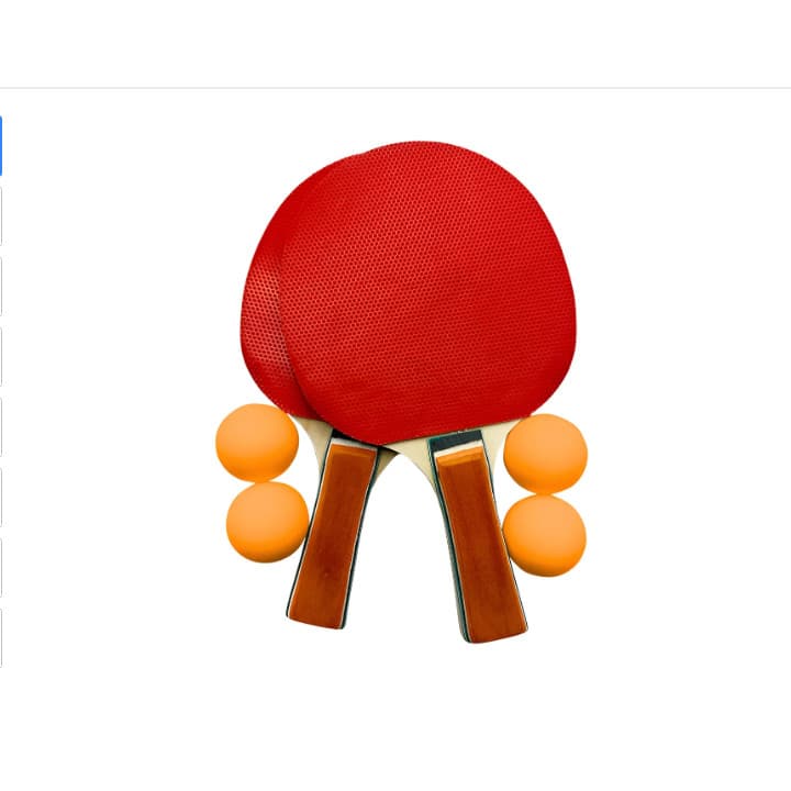 Kit Ping Pong 2 Raquetes E 4 Bolinhas Sports Pingpong DmToys