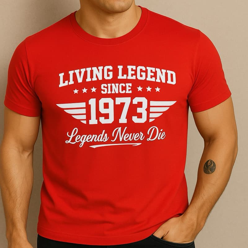 Camiseta Masculina Algodão 100% Estampa Legend Entrega Imediata