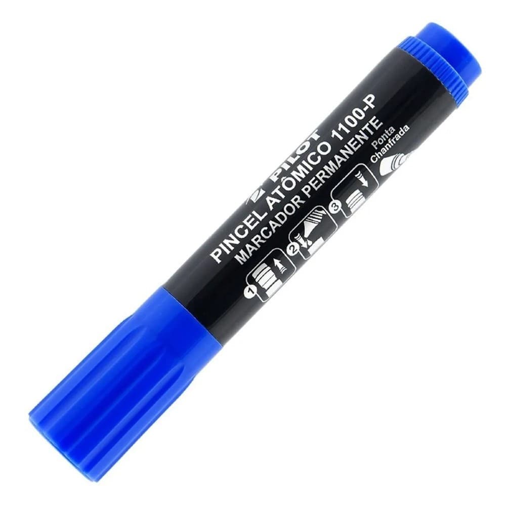 Marcador Pincel Atomico 1100 Azul Pilot