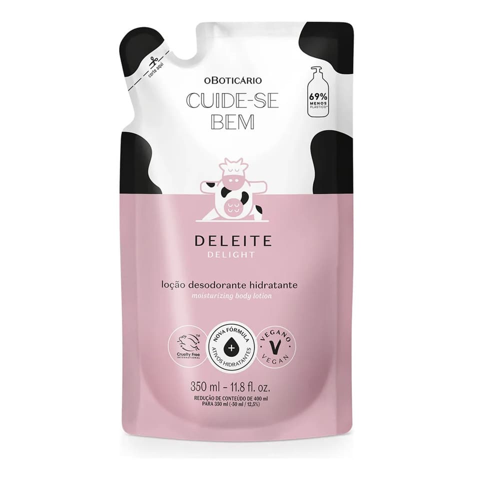 Refil Hidratante Cuide-se Bem Deleite 350ml - O Boticário
