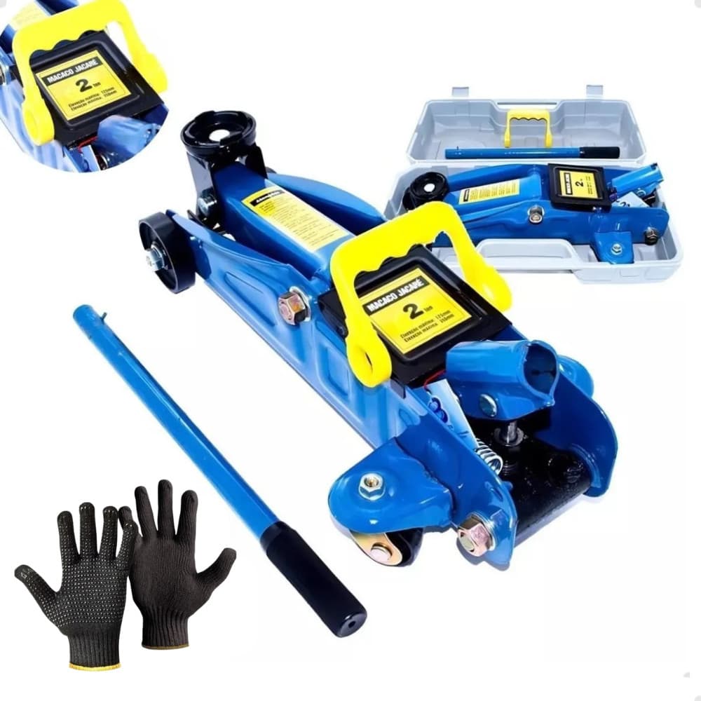Macaco Jacaré Hidráulico 2 Ton 3081 Bremen com Luva Pigmentada