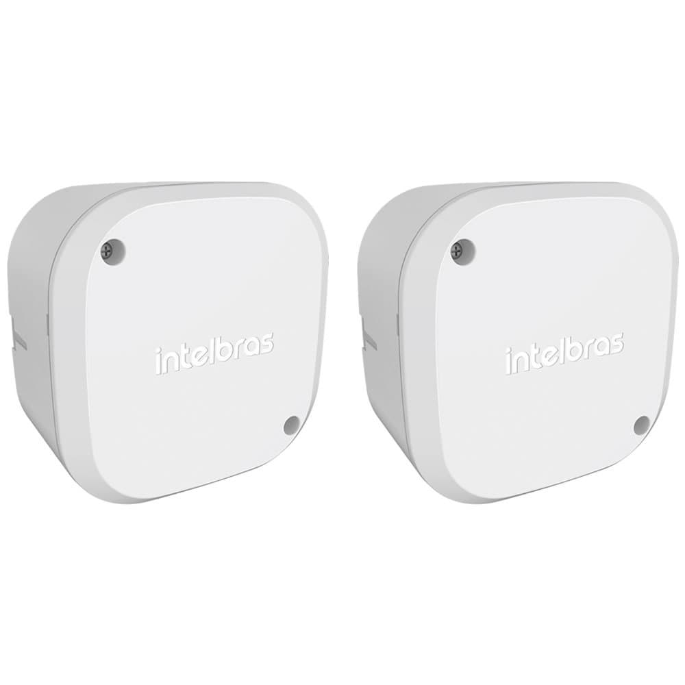 Kit 2 Caixas de Passagem Plástica Câmeras Bullet/Dome Interno VBOX 1100 Intelbras