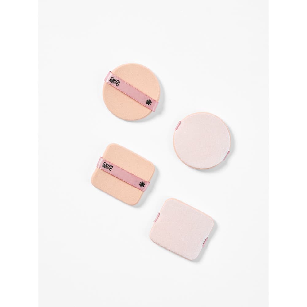 Xingdou NBR dupla face duplo efeito puff 2 peças Blush pó prensado puff sem substituição de pó reunindo puff curto velud