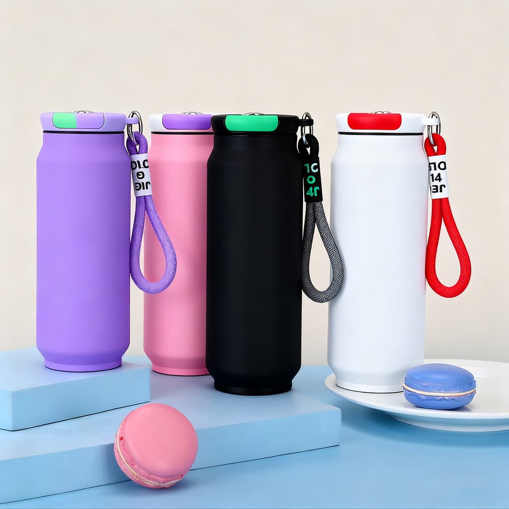 Garrafa Térmica Em Aço Inoxidável 304，500ml Garrafa Espacial Quente & Frio Com Isolamento Térmico De Grande Capacidade