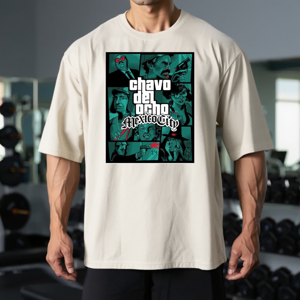 Camiseta Chaves Turma Regular Estilosa  Disponivel Em Plus Size  Oversized Carismatica Diferenciada