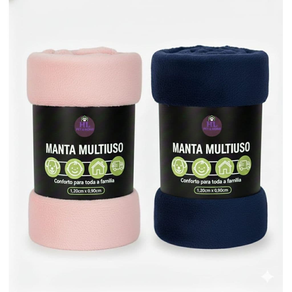 MANTA MANTINHA PET 1,20X0,90 PARA CACHORRO E GATO ANTIALÉGICA,  100% LAVÁVEL