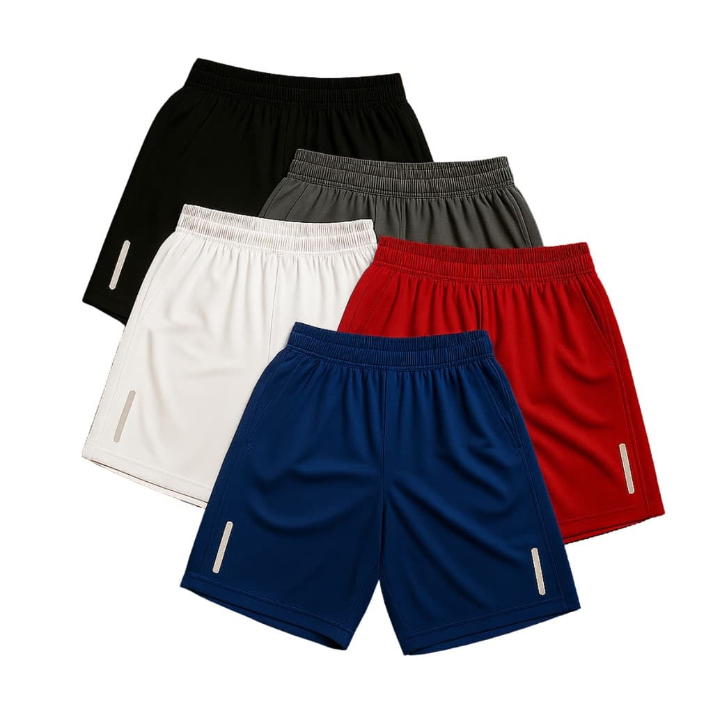Bermuda Refletiva Masculina Short Esportivo Para Corrida e Academia