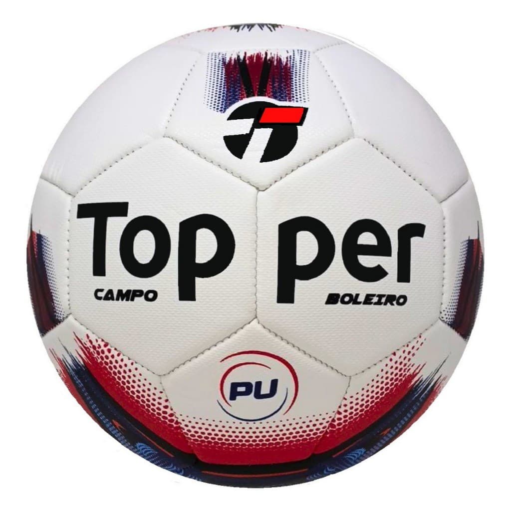 Bola de Futebol de Campo Profissional Topper Boleiro Oficial PU Costurada – Treino e Jogo