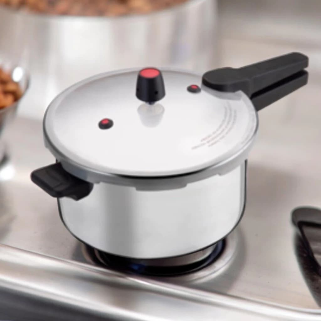 🍲Panela Pressão 7 Litros Antiaderente Alimentos Recipiente Cozimento Feijão Carne Preparo Frigideira