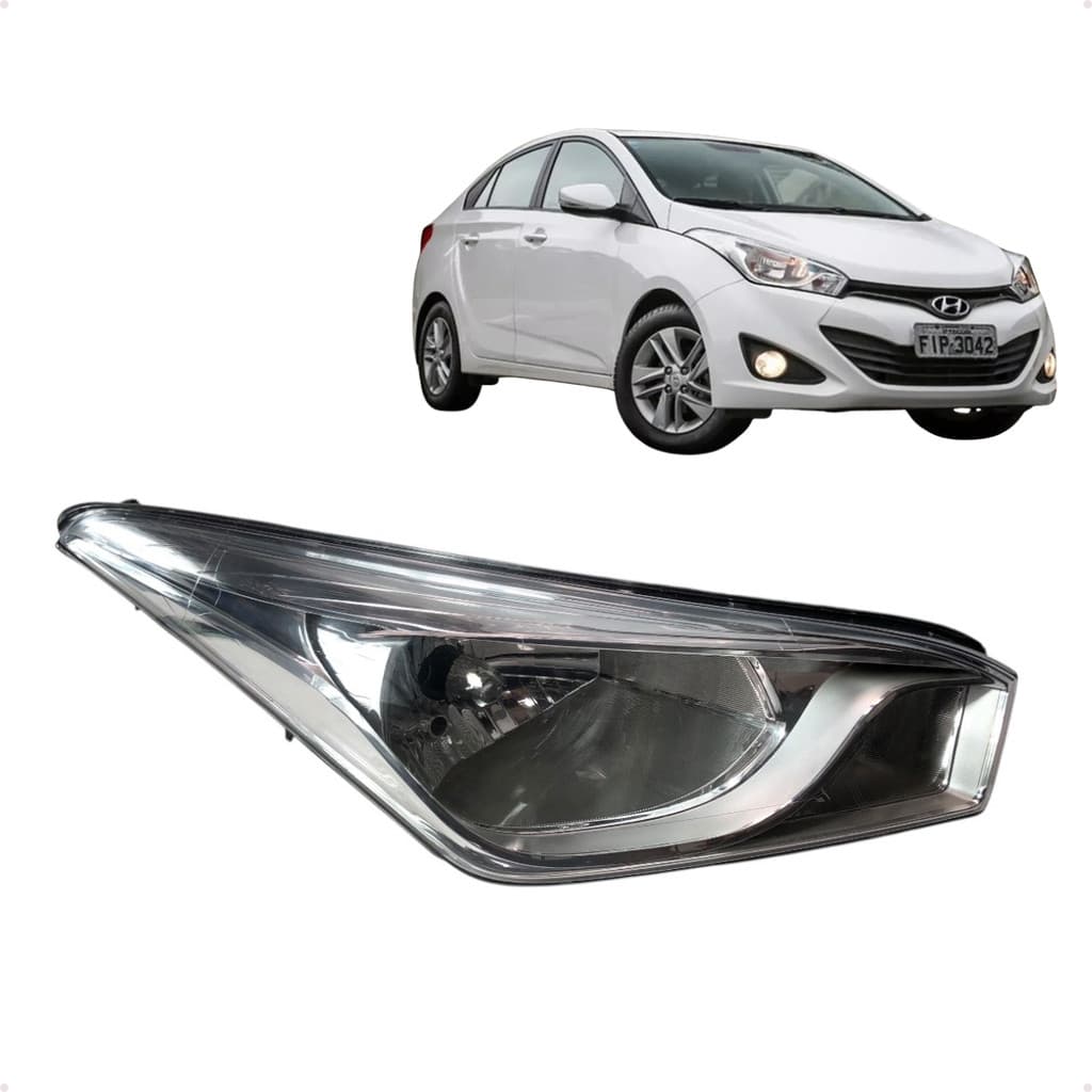 Farol Direito Hyundai Hb20 Hb20S 2014/2019